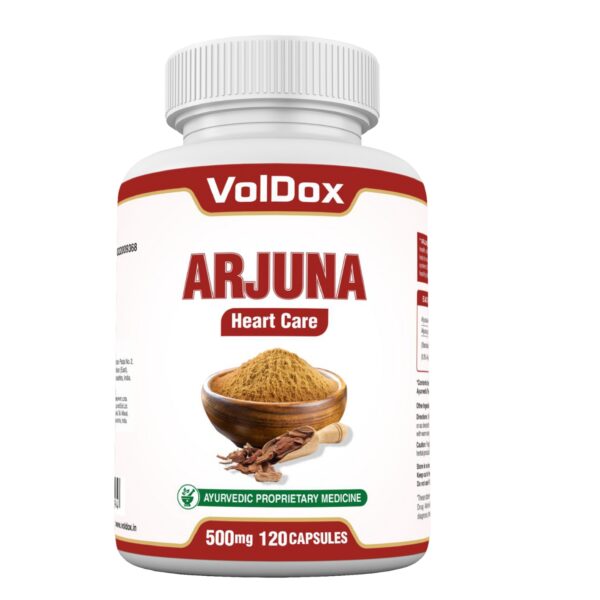 Arjuna 120 Capsule Pure And Natural Herbal Supplement For Healthy Heart