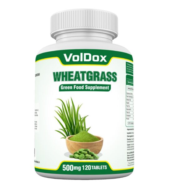 WheatGrass 120 Tablets Superfood, Natural Antioxidant and Immunity Booster