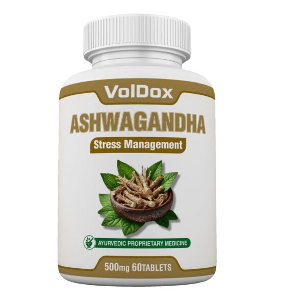 Ashwagandha 60 Tablets Stress Relief Manage Anxiety & Promotes Sound Sleep