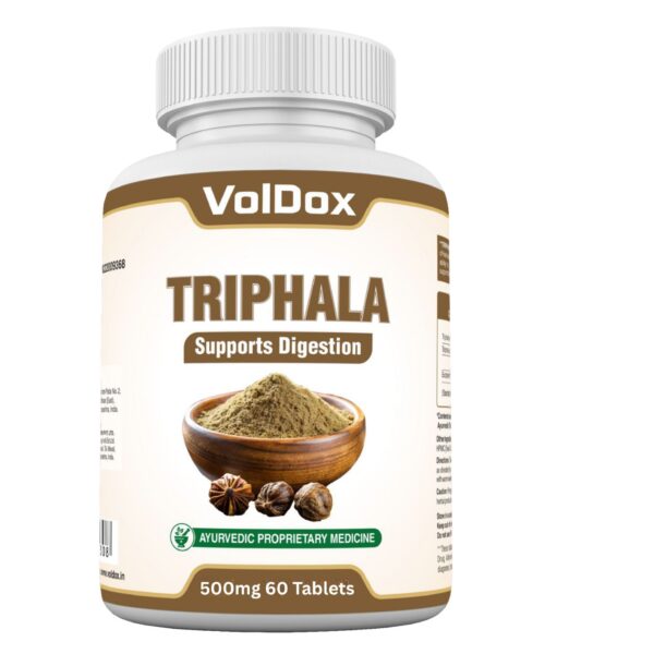 Triphala 60 Tablet for Overall Wellness, Healthy Digestion